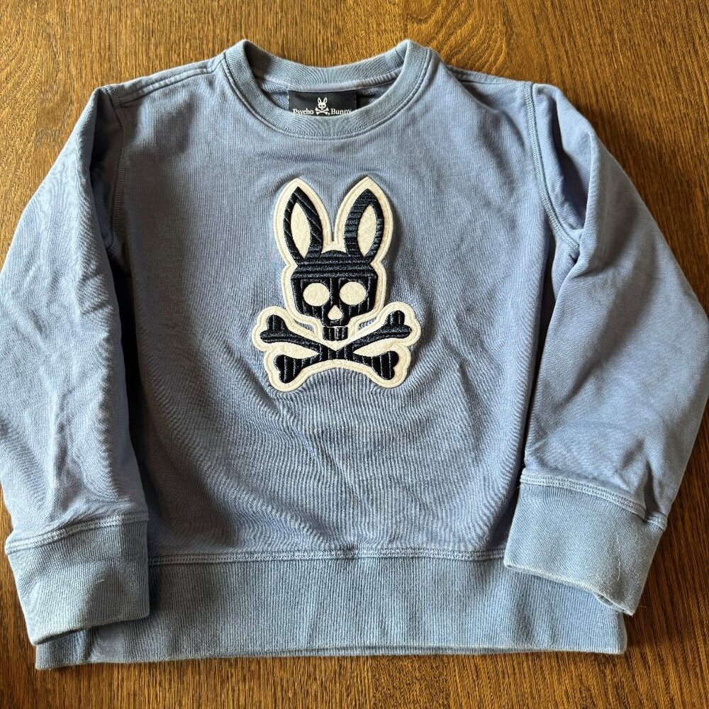 Psycho Bunny kids blue sweatshirt - size S